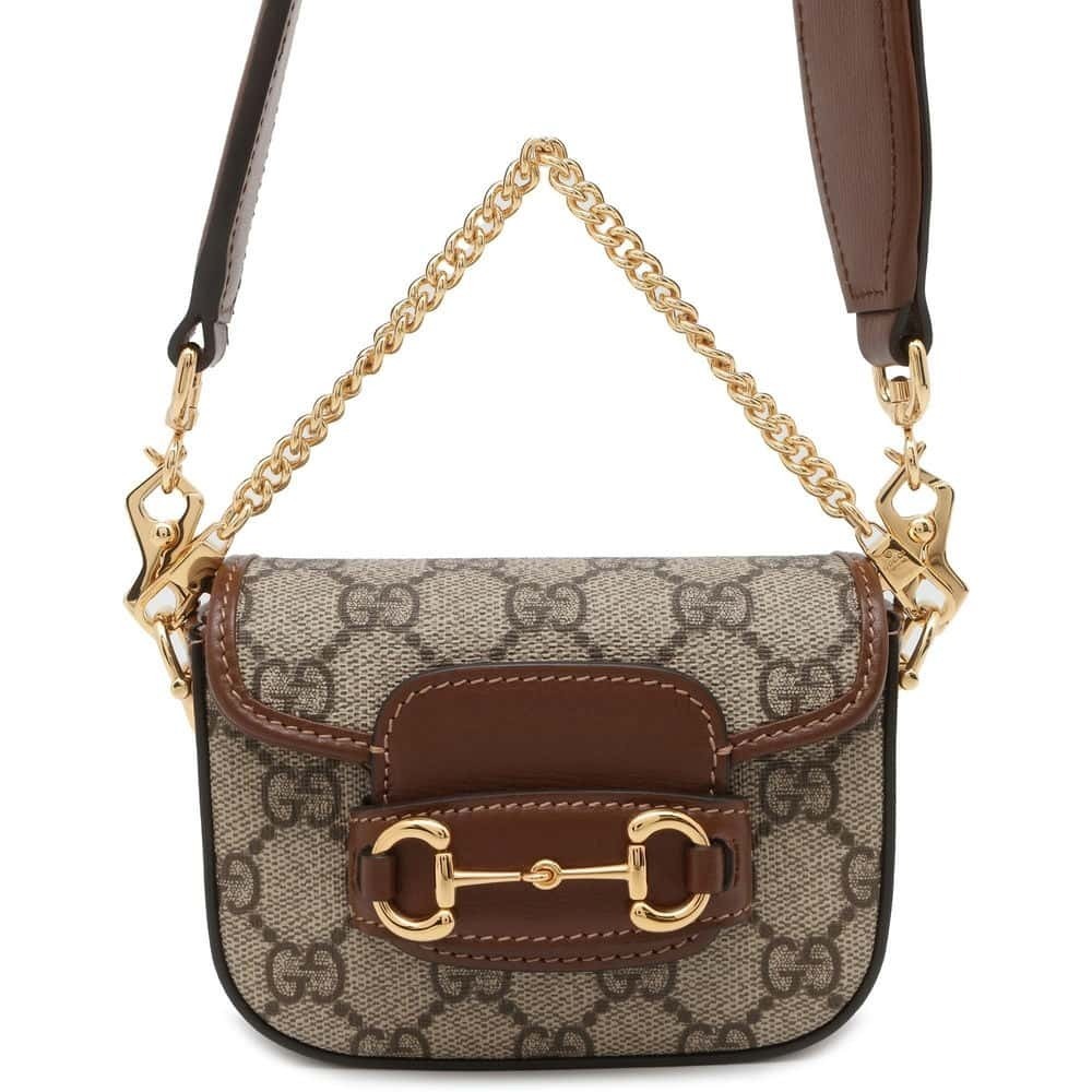 Gucci Shoulder Bag Horsebit Strap Wallet